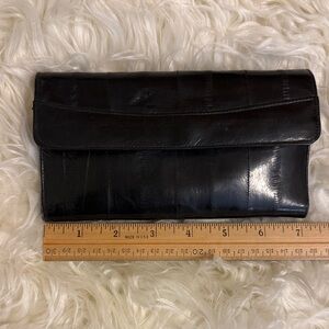 Vintage Bic Star Korean-Made Eel Skin Wallet